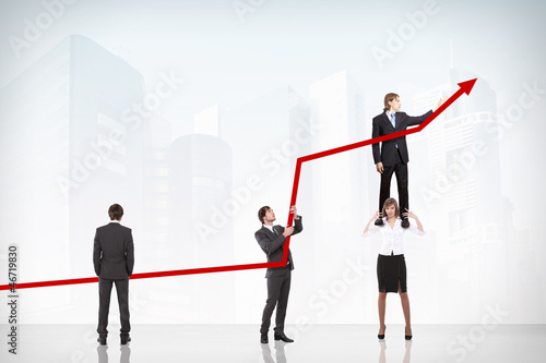 Photo: Business Growth And Success Graph Business Growth And Success Graph