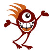 One eyed boxing frog monster.