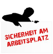 Mann Schild - Sicherheit am Arbeitsplatz