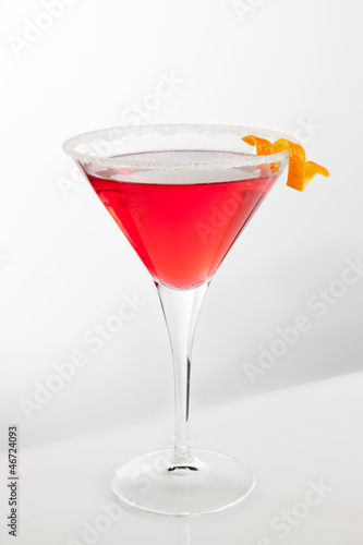 Photo: delicious cocktail served in tall glass delicious cocktail served in tall glass