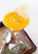 pumpkin cream cup with cheese