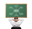 scheme seo on desk