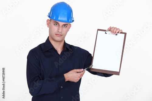 Photo: Inspector unhappy with findings Inspector unhappy with findings