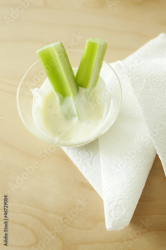 Photo: Celery and Dip Celery and Dip