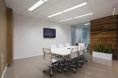 Photo: Board room with plasma screen Board room with plasma screen