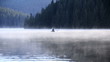 canvas print picture - lake boat 009