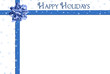 Illustration: Happy Holiday frame Happy Holiday frame
