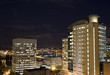 Large Portland Oregon Downtown Buildings Night