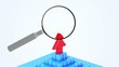 Video: Magnifying glass with arrow Magnifying glass with arrow