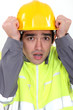 Scared builder