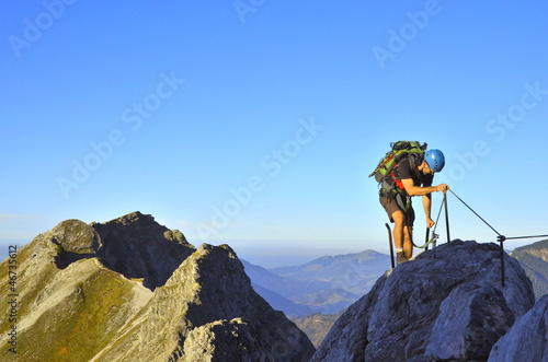 Photo: Am Klettersteig Am Klettersteig