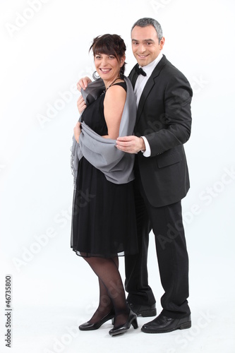 Photo: beautiful couple dressed to kill beautiful couple dressed to kill