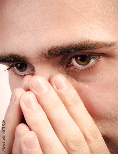 Photo: Man crying Man crying