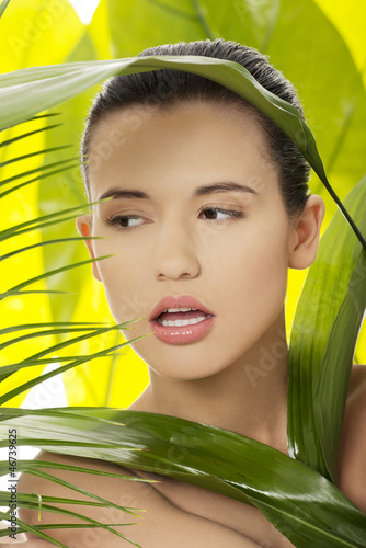 Photo: Portrait of young beautiful woman Portrait of young beautiful woman