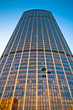 Tower Montparnasse in the centre of Paris at sunset