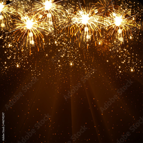 Vector: Happy New Year vector celebration background Happy New Year vector celebration background