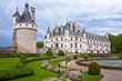 Castle Chenonceau, view from the garden. Loire Valley, France