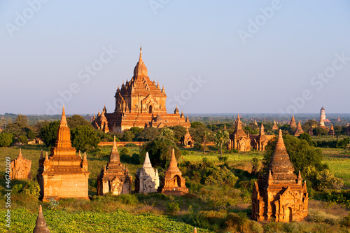 Photo: Bagan at Sunset, Myanmar. Bagan at Sunset, Myanmar.