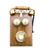 Photo: Antique wooden telephone Antique wooden telephone