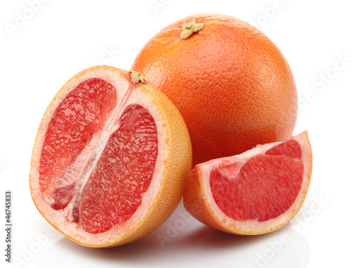 Photo: Slice Grapefruit and Half Grapefruit Slice Grapefruit and Half Grapefruit