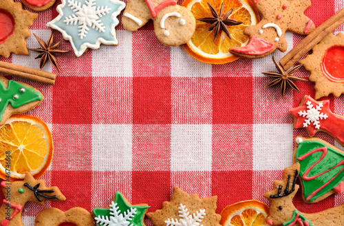 Photo: Christmas gingerbread cookies Christmas gingerbread cookies