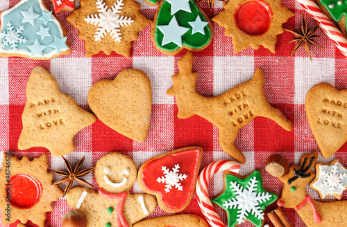 Photo: Christmas gingerbread cookies Christmas gingerbread cookies