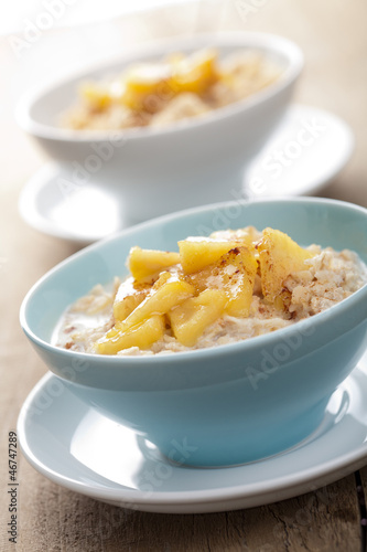 Photo: cereal with caramelized apple cereal with caramelized apple