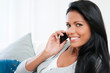 Young woman on mobile