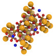 Actinolite asbestos, crystal structure