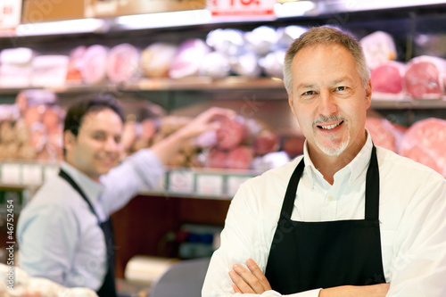 Photo: Butchers at work Butchers at work