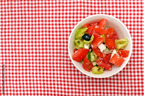 Photo: Greek salad Greek salad