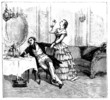 A Woman smoking - Fumeuse - 19th century