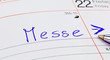 Eintrag im Kalender: Messe