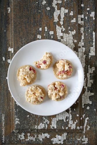 Photo: Pimento Cheese Spread on Crackers Pimento Cheese Spread on Crackers
