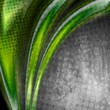 Colourful abstract waves on the grunge backdrop