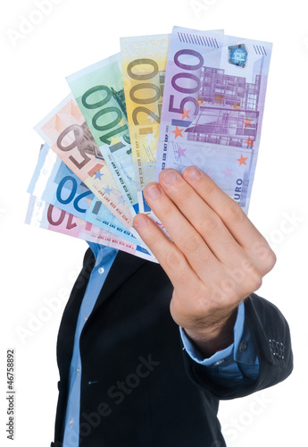 Photo: Ragazzo con euro Ragazzo con euro