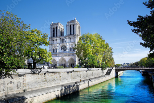 Photo: Notre Dame Cathedral, Paris, France. Notre Dame Cathedral, Paris, France.