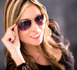Woman wearing shades