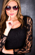 Sexy woman with sunglasses