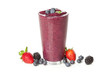 Photo: Fresh Organic Blueberry Smoothie Fresh Organic Blueberry Smoothie