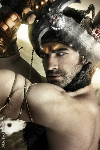 Photo: Warrior in action Warrior in action