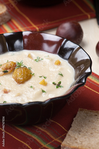 Photo: Chestnut Kohlrabi Soup Chestnut Kohlrabi Soup
