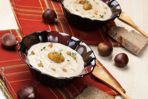 Photo: Chestnut Kohlrabi Soup Chestnut Kohlrabi Soup