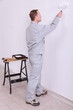 tradesperson painting