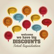 Retro sale label