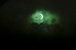 Solar eclipse over New Zealand