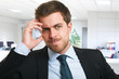 Pensive businessman