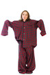 Photo: kid wearing huge over sized pajamas kid wearing huge over sized pajamas