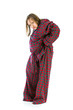 Photo: young girl wearing huge pajamas young girl wearing huge pajamas
