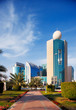 Colourful picture of Abu Dhabi seen from the Corniche